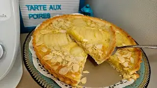 Tarte Amandine aux poires au thermomix #thermomix