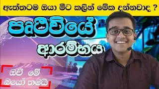 Origin of Life on Earth 🌍 | පෘථිවියේ මුල් ජීවිතය ඇරඹුනේ කොහොමද 🤯 |  Bio seeker 