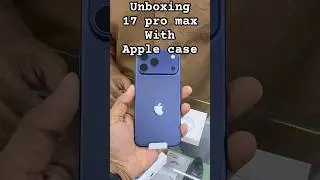 Unboxing the iPhone 17 Pro Max + Official Apple Case!#iphone #unboxing #case #apple #qatarsale