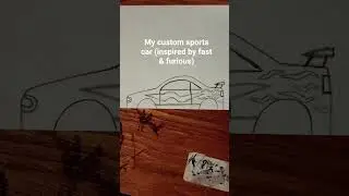 my custom sports car inspired by fast & furious 😎👍🔥