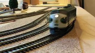 Small train layout 6'-6 x 4 ft ,