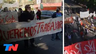 Coronavirus | Siguen las protestas en cuarentena: distanciamiento, barbijos... y reclamos