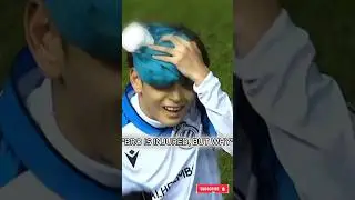He lost his vision after scoring 🥶🤯 #injury #funny #football #fail