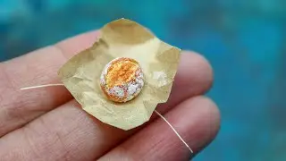 Miniature Crusty French Bread Rolls | Polymer clay tutorial | Dollhouse miniature