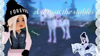 A day in my life at the stables (with my horse misty)