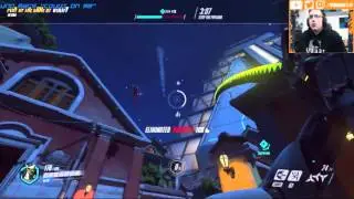 Mid Air Genji Play of the Game! (Overwatch)