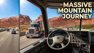 Salt Lake City to Nephi Utah | Mountain Valley Road Trip -Truck POV 4K