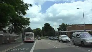 Driving On Bransford Road, St John's & Tybridge Street, Worcester, Worcestershire, England 20th June