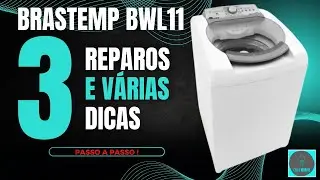 Reparo Brastemp BWL11 (Troca de diversas pe&ccedil;as) passo a passo.