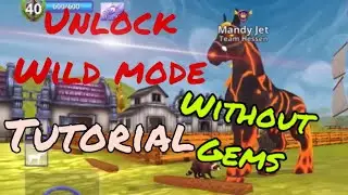 Unlock wild Mode without gems ! Tutorial ~Horse Riding Tales~