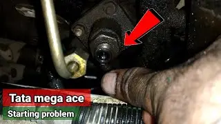 Tata mega ace starting problem