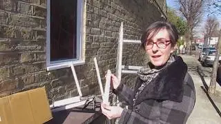 Sophie's Stained Glass | Creating a Window Aperture 5, Installing the Secondary Glazing