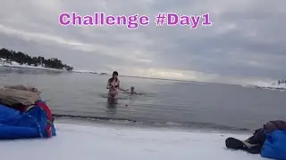Challenge #Day 1 - Swimming in Winter in Cold Sea Every Day During February 2022