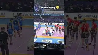 Naveen Kumar Goyat Injury #shorts #prokabaddi #pkl12 #naveenkumar #haryanasteelers