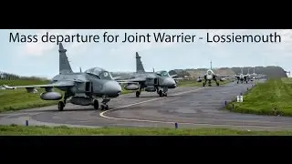 The 3pm massed departure at RAF Lossiemouth - JW 14