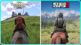 Kingdom Come Deliverance 2 vs Red Dead Redemption 2 Physics and Details Comparison