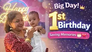 Sanvi (Lado) Birthday Celebration blog 🌺 Lado First Birthday Party 🎉