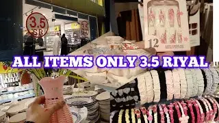 #Exploring New 3.5 Shop Jeddah||Crockery, kitchen Essential, Hair Accessories,Decoration items#viral