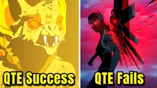 DISPATCH - Sonar Fight vs. Coupe Fight | QTE Fails Secret Scenes
