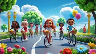 🚴 The Bicycle Adventure - Nursery Rhymes & Kids Song 🎵