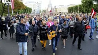 Latvia's plans for mandatory vaccination spark huge protests