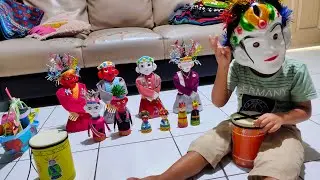 koleksi mainan ondel ondel baru, ondel ondel abang dan none