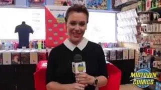 Alyssa Milano Signing Hacktivist at Midtown Comics Downtown