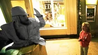 Krak&oacute;w - Mim nie wytrzymał / Mime gets pissed off !!!