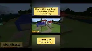 Minecraft Nintendo Switch Illumis Pok&eacute;mon #19 Lumiose City ##minecraft #pokemon #nintendoswitch