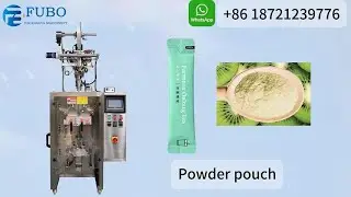 Formosa Oolong Tea pouch packaging machinery | Back sealing stick powder bag packing machine