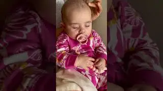 The Only Pacifier Our Baby Sucks On 👶🏻 😴 #Shorts #Baby #Sleep #WhiteNoise #BabyShorts