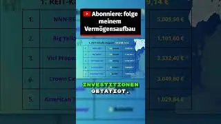 💸 Cashflow Tsunami: mein 13.500 &euro; REIT Investment! 🌊📈 #cashflow #passiveseinkommen #investieren