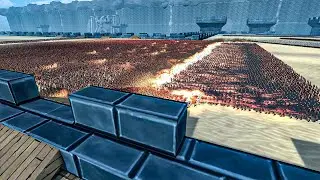 Can Heroes Defend the Fortress Wall From Atlans - Ultimate Epic Battle Simulator 2