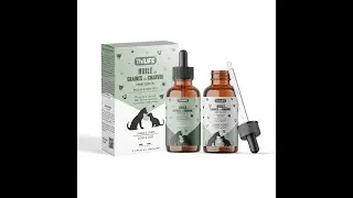 Pack huile de graines de chanvre - Saveurs Naturel et B&oelig;uf. Made in France (chiens & chats)