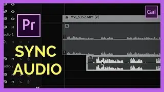 Как автоматически синхронизировать аудио с видео в Adobe Premiere Pro CC