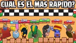 CUAL ES EL BRAWLER MAS RAPIDO? | OLIMPIADAS de BRAWL STARS | NUEVO BRAWLER | Brawl Stars Montage