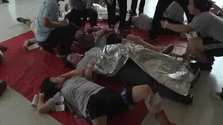 Volunteers in Taipei take part in disaster response drill to bolster civil defence and resilience