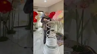 Ini dia pipa elastis utk batang giant flowers #giantflowers #bungadekorasi #silkflowers