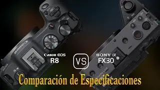 Canon EOS R8 vs. Sony FX30: Una Comparaci&oacute;n de Especificaciones