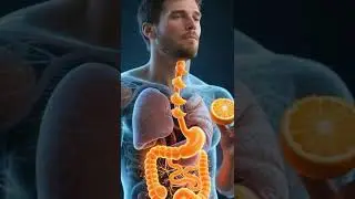 When You Eat an Orange 🍊 Inside the Human Body | #anatomy #digestion #3danimation