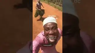 African guy running from tribe member part 2 #meme