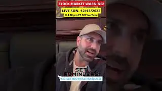 STOCK MARKET WARNING!