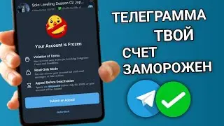 Как исправить ошибку &laquo;Ваш аккаунт заморожен&raquo; в Telegram | Проблема заморозки аккаунта 2025