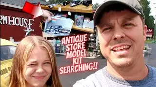 Model Kit Shopping at an Antique Store. Guess What I Found!!