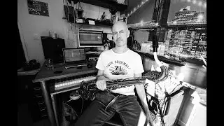 playing slow minor blues- check out my home recording setup!