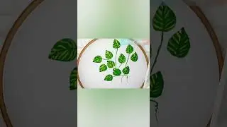 Hand painting on fabric / Easy free hand painting / Easy Tricks & Hacks  / #shorts