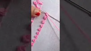 Beautiful embroidery 🪶 💯  #embroidery #design #crochet #handmade #sewing #beautiful #art