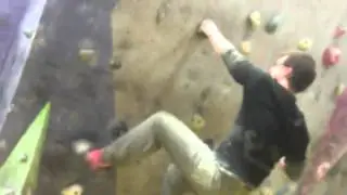 In the pool at Climb Newcastle