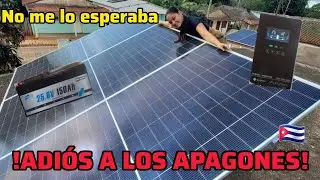 !ADIÓS A LOS APAGONES!.Me independicé del sistema eléctrico Nacional🇨🇺