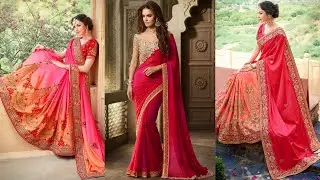 Stunning Colourful shaded Saree Designs!!Ombre Sharees!!New Shaded Saree Designs!!Double shade saree